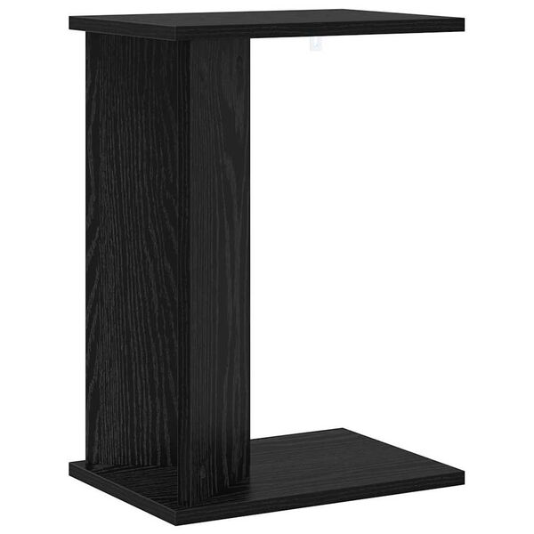 vidaXL End Table &Mu;&alpha;ύ&rho;&eta; &Omicron;&xi;&upsilon;ά 35 x 25 x 50 &epsilon;&kappa; &Epsilon;&pi;&epsilon;&xi;&epsilon;&rho;&gamma;&alpha;&sigma;&mu;έ&nu;&omicron; &xi;ύ&lambda;&omicron;