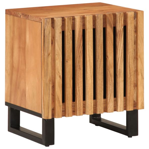 vidaXL Κομοδίνο 40 x 34 x 46 εκ. από Μασίφ Ξύλο Ακακίας