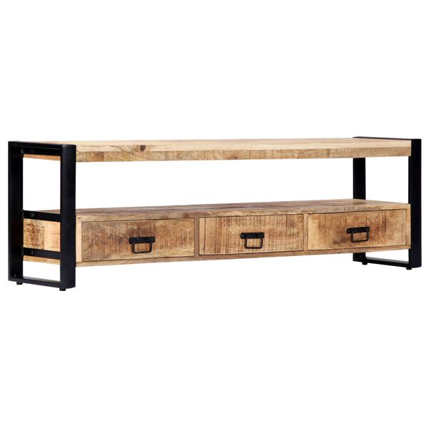 vidaXL Έπιπλο Τηλεόρασης 150 x 30 x 45 εκ. από Μασίφ Ξύλο Μάνγκο