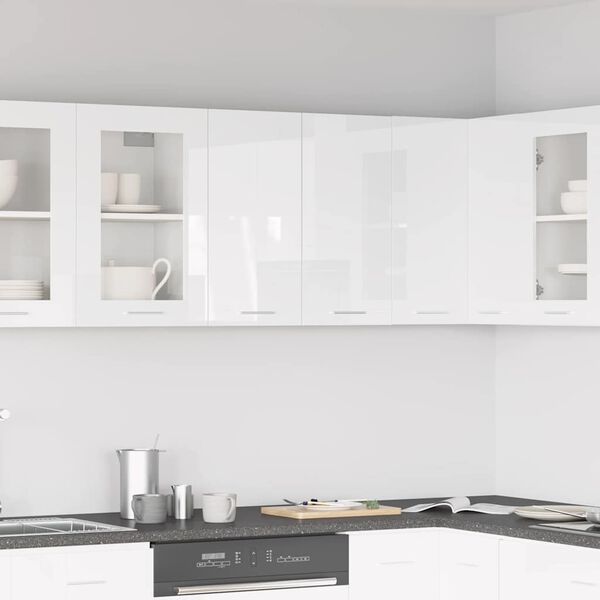vidaXL Ντουλάπι Κρεμαστό Lyon Γυαλιστερό Λευκό 60x31x60εκ. από