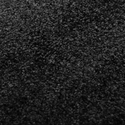 vidaXL Πατάκι Εισόδου Πλενόμενο Μαύρο 60 x 90 εκ.