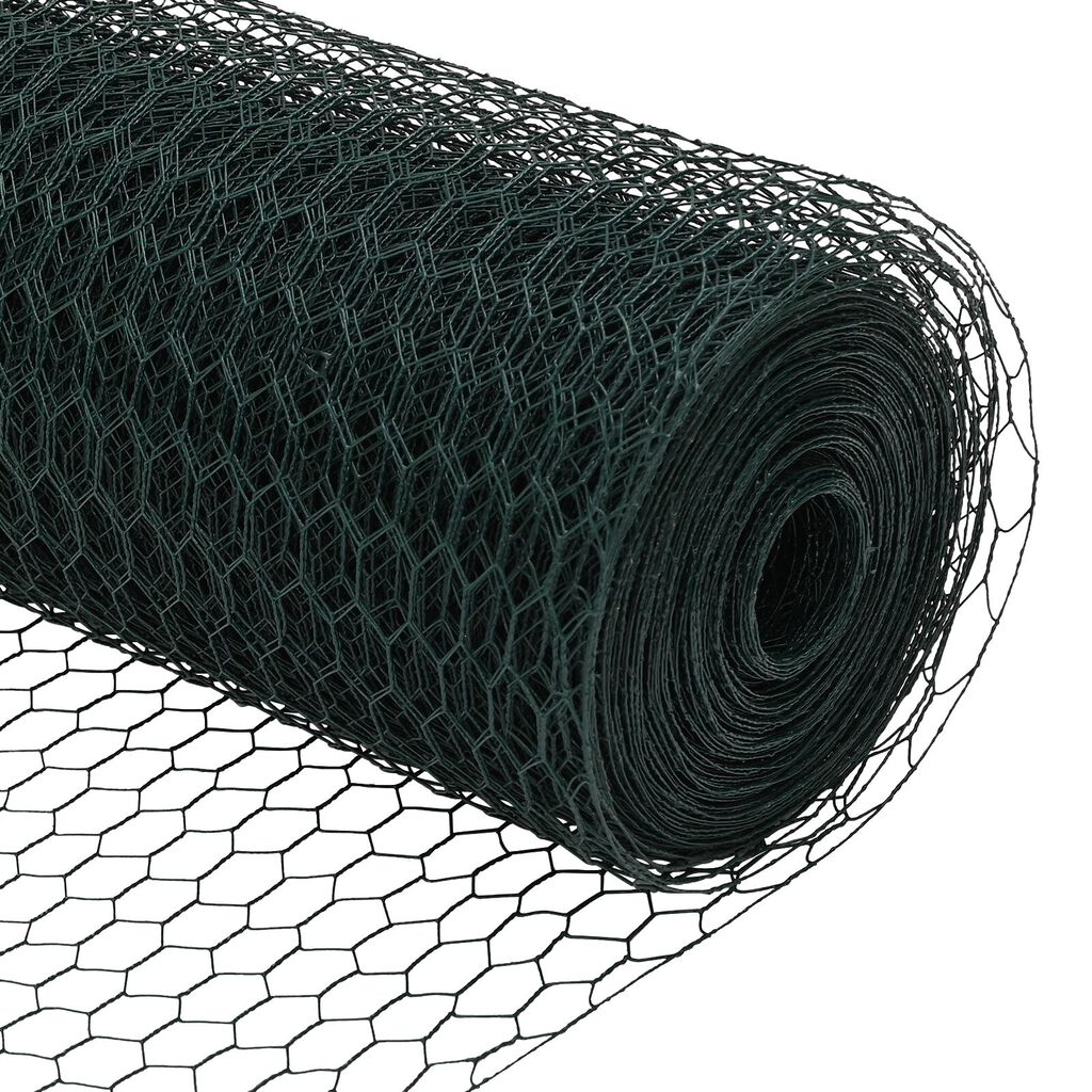 Φράχτης Hexagon vidaXL Πράσινος 1.5x10 μ Χάλυβας