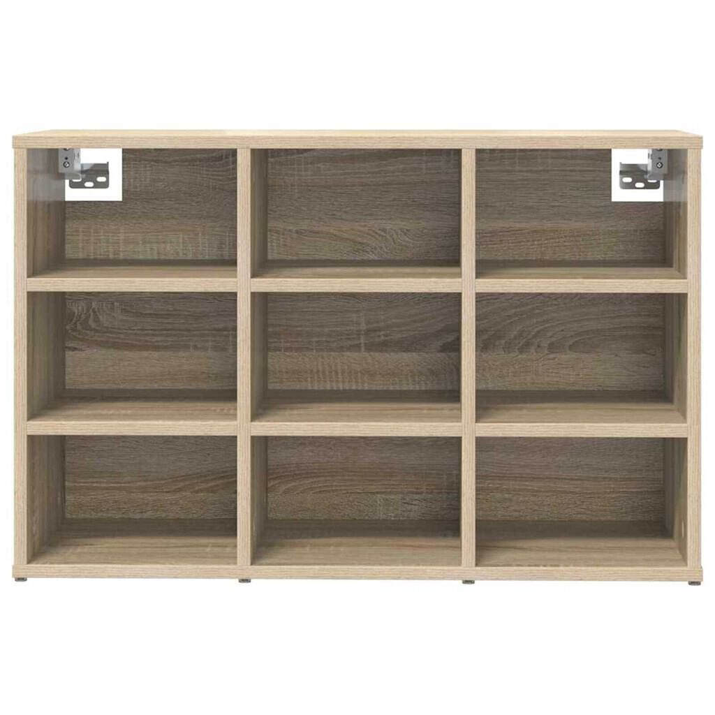 vidaXL Ντουλάπα Παπουτσιών με ράφι Sonoma Δρυς 77.5 x 30 x 51 εκ.