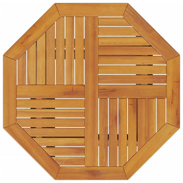 vidaXL Φορητό Σετ Μπιζερί Πτυσσόμενος 3 pcs Καφέ Μασίφ ξύλο ακακίας