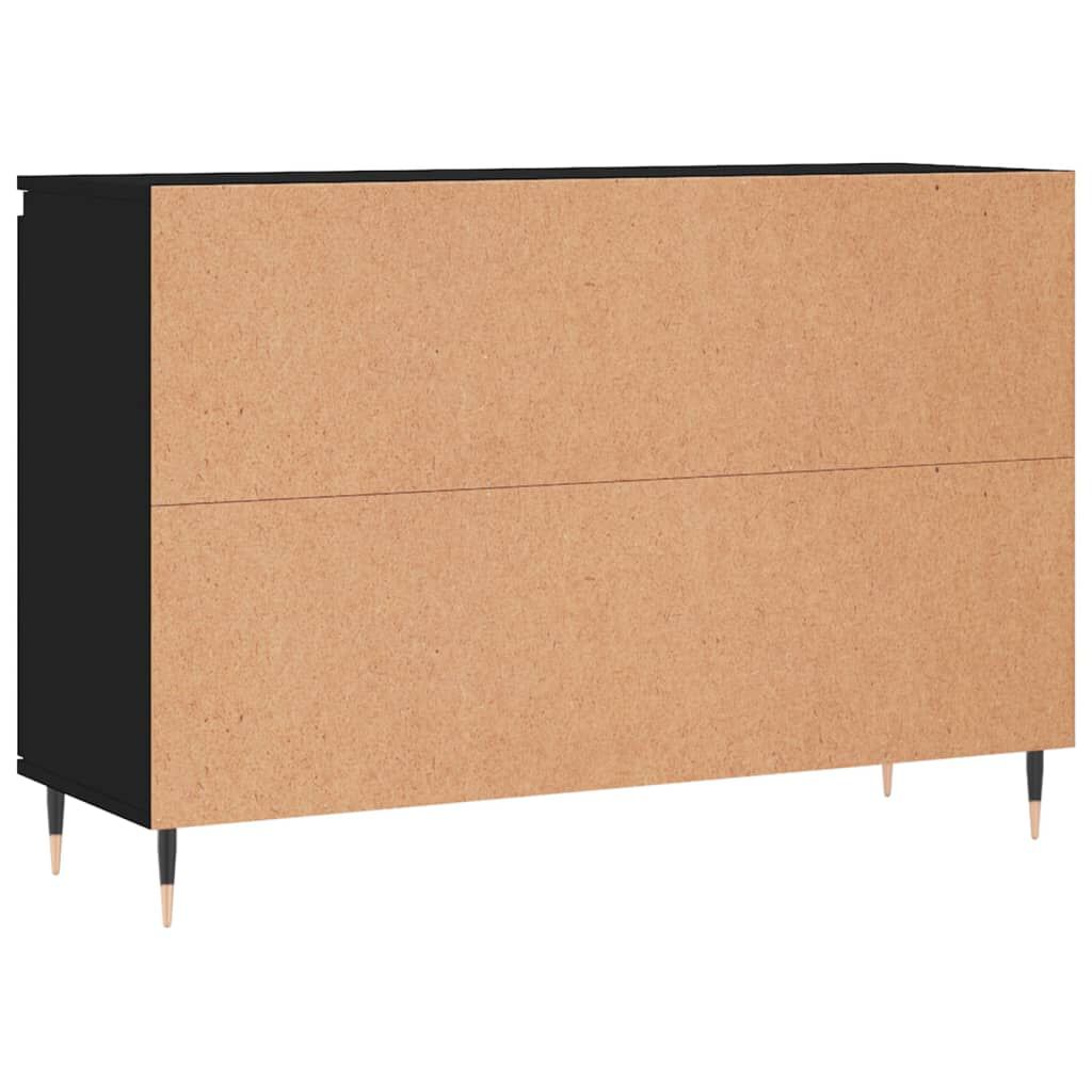 vidaXL Μπουφές Μαύρος 104 x 35 x 70 εκ. από Επεξεργασμένο Ξύλο