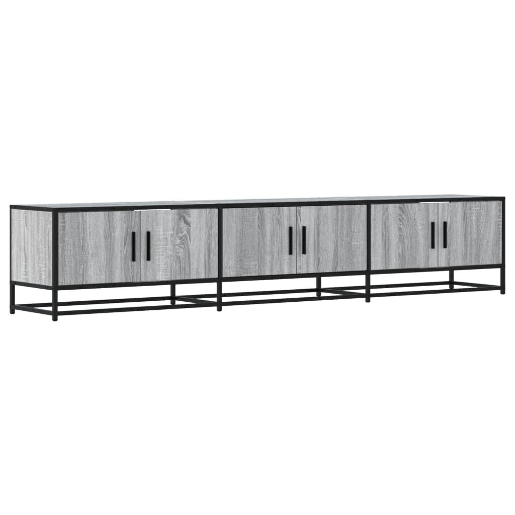 vidaXL Έπιπλο Τηλεόρασης Γκρι Sonoma 210x35x41 εκ. από Επεξεργ. Ξύλο