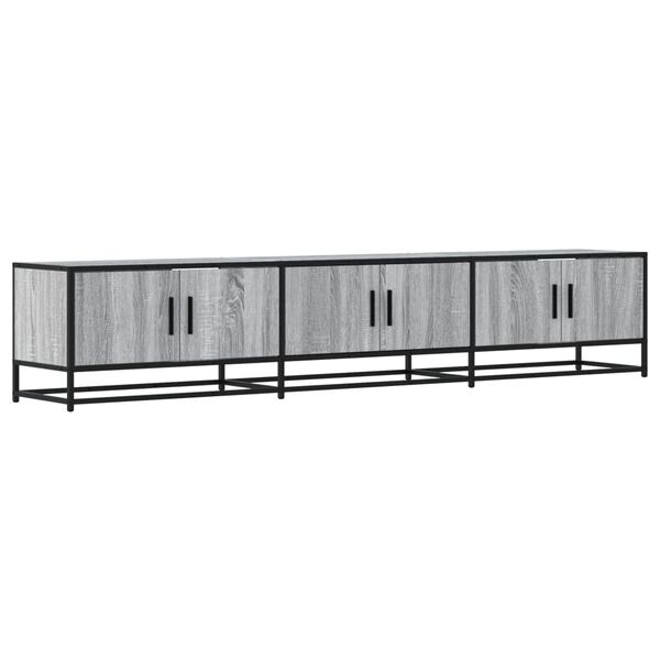 vidaXL Έπιπλο Τηλεόρασης Γκρι Sonoma 210x35x41 εκ. από Επεξεργ. Ξύλο