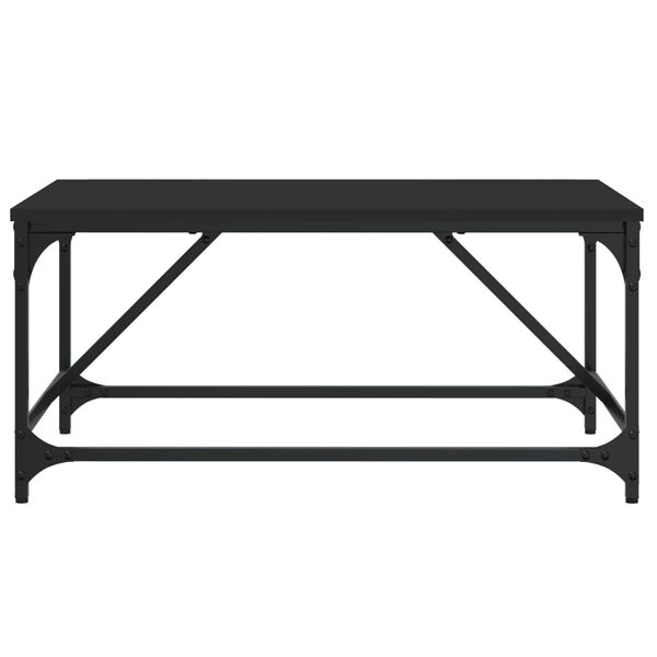 vidaXL Τραπεζάκι Σαλονιού Μαύρο 75 x 50 x 35 εκ. από Επεξεργ. Ξύλο