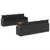 vidaXL Patio Sofa Set 8-&theta;έ&sigma;&iota;&alpha; Black