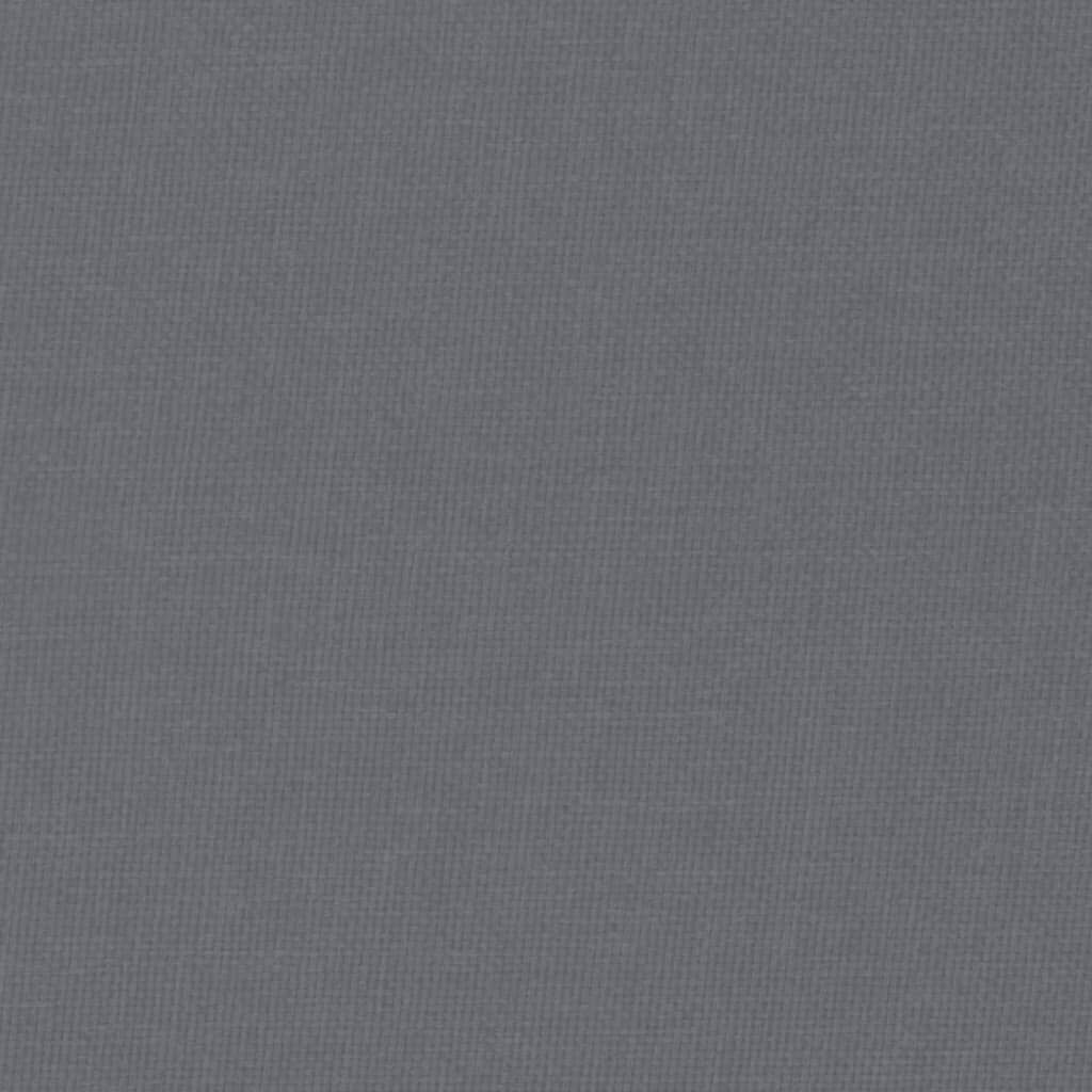 vidaXL Υποπόδιο Σκούρο Γκρι 51 x 41 x 40 εκ. Υφασμάτινο