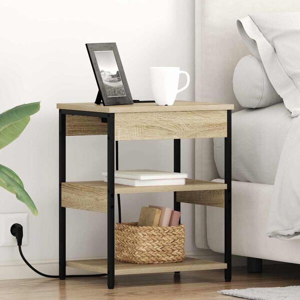 vidaXL &Kappa;&omicron;&mu;&omicron;&delta;ί&nu;&omicron; 2 pcs &Delta;&rho;ύ&sigmaf; Sonoma 41 x 31 x 51 &epsilon;&kappa;. &Epsilon;&pi;&epsilon;&xi;&epsilon;&rho;&gamma;&alpha;&sigma;&mu;έ&nu;&omicron; &xi;ύ&lambda;&omicron;