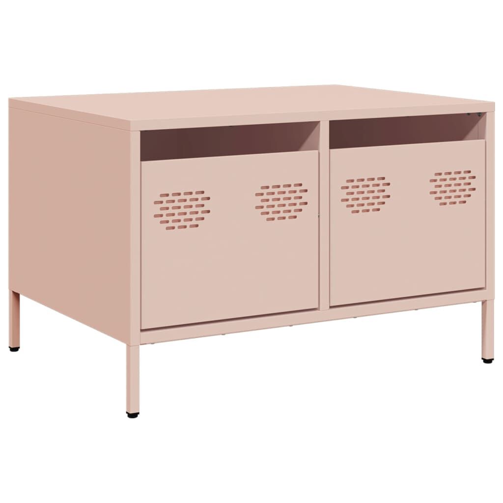 vidaXL Έπιπλο Τηλεόρασης Ροζ 68x50x43,5 εκ. Χάλυβας Ψυχρής Έλασης