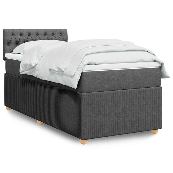 vidaXL &Kappa;&rho;&epsilon;&beta;ά&tau;&iota; Boxspring &mu;&epsilon; &Sigma;&tau;&rho;ώ&mu;&alpha; &Sigma;&kappa;&omicron;ύ&rho;&omicron; &Gamma;&kappa;&rho;&iota; 80x200 &epsilon;&kappa;. &Upsilon;&phi;&alpha;&sigma;&mu;ά&tau;&iota;&nu;&omicron;