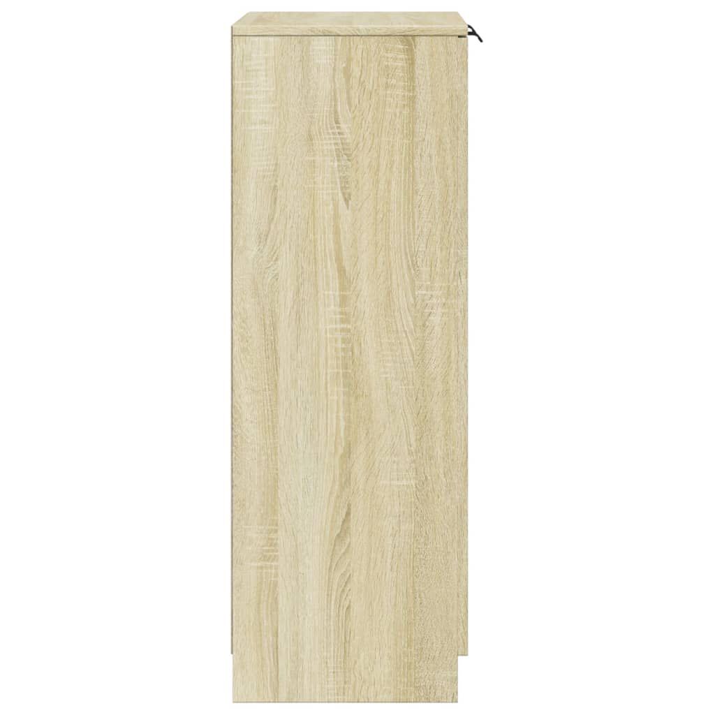 vidaXL Παπουτσοθήκη Sonoma Δρυς 59x35x100 εκ. από Επεξεργασμένο Ξύλο