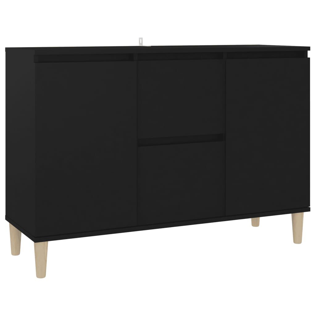 vidaXL Μπουφές Μαύρη 101 x 35 x 70 εκ. από Επεξεργασμένο Ξύλο