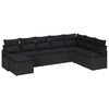 vidaXL &Sigma;&epsilon;&tau; &Kappa;&alpha;&nu;&alpha;&pi;έ &mu;&epsilon; &mu;&alpha;&xi;&iota;&lambda;ά&rho;&iota; 8 pcs &Mu;&alpha;ύ&rho;&omicron; &sigma;&upsilon;&nu;&theta;&epsilon;&tau;&iota;&kappa;ό &rho;&alpha;&tau;ά&nu;