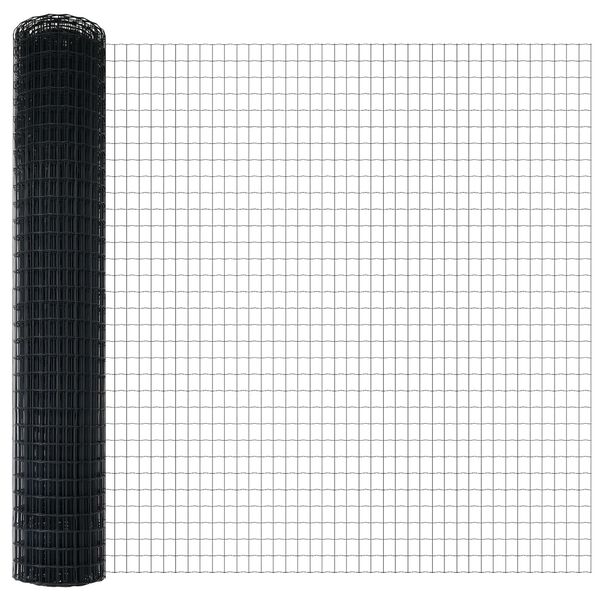 vidaXL Euro Fence με 7 Πόδια με Φλάντζα 1.4x10 μ Γαλβανισμένο Ατσάλι