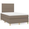 vidaXL &Kappa;&rho;&epsilon;&beta;ά&tau;&iota; Boxspring &mu;&epsilon; &Sigma;&tau;&rho;ώ&mu;&alpha; Taupe 120x190 &epsilon;&kappa;. &Upsilon;&phi;&alpha;&sigma;&mu;ά&tau;&iota;&nu;&omicron;