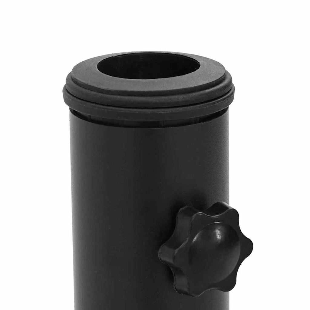 vidaXL Βάση ομπρέλας Άσπρο, Μαύρο 45 x 45 x 40 cm Σκυρόδεμα, Μέταλλο