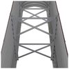 vidaXL Ζαρντινιέρα Καφέ 260x40x68 εκ. Γαλβανισμένος χάλυβας