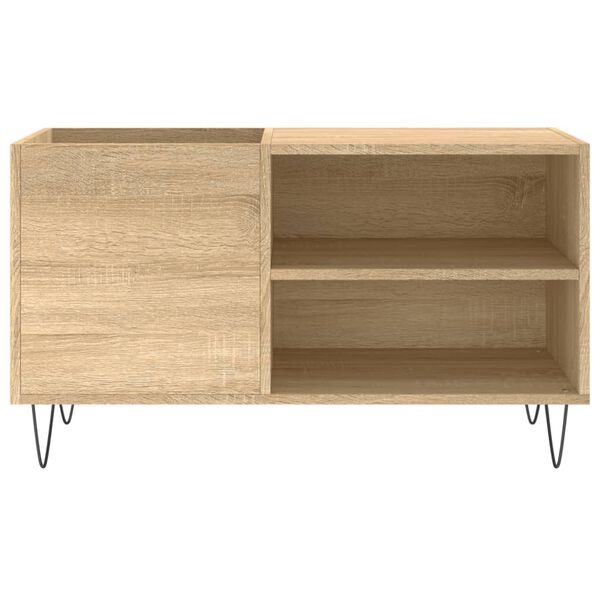 vidaXL Δισκοθήκη Sonoma Δρυς 85 x 38 x 48 εκ. από Επεξεργασμένο Ξύλο
