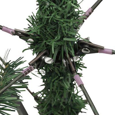 vidaXL Χριστουγεννιάτικο Δέντρο Τεχνητό Αρθρωτό Με Κουκουνάρια 210 εκ.