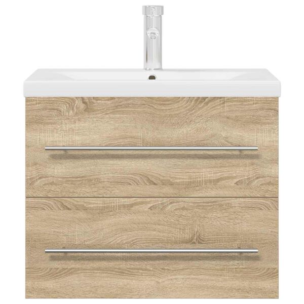 vidaXL Σετ Επίπλων Μπάνιου 2 Τεμαχίων Sonoma Δρυς Επεξεργασμένο Ξύλο