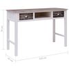 vidaXL Γραφείο Καφέ 110 x 45 x 76 εκ. Ξύλινο