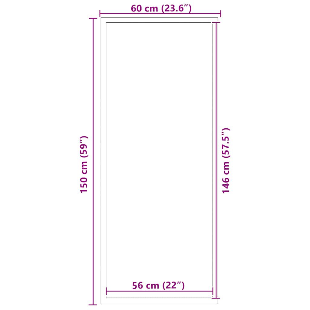 vidaXL Πατάκι Εισόδου Μπλε 60 x 150 εκ.