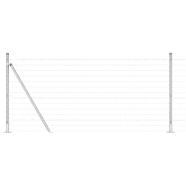 vidaXL &Tau;&epsilon;&nu;&tau;ώ&tau;&omicron; &mu;&epsilon; &sigma;&tau;ή&rho;&iota;&gamma;&mu;&alpha; &Alpha;&sigma;&eta;&mu;ί 1 x 25 m &Alpha;&tau;&sigma;ά&lambda;&iota;