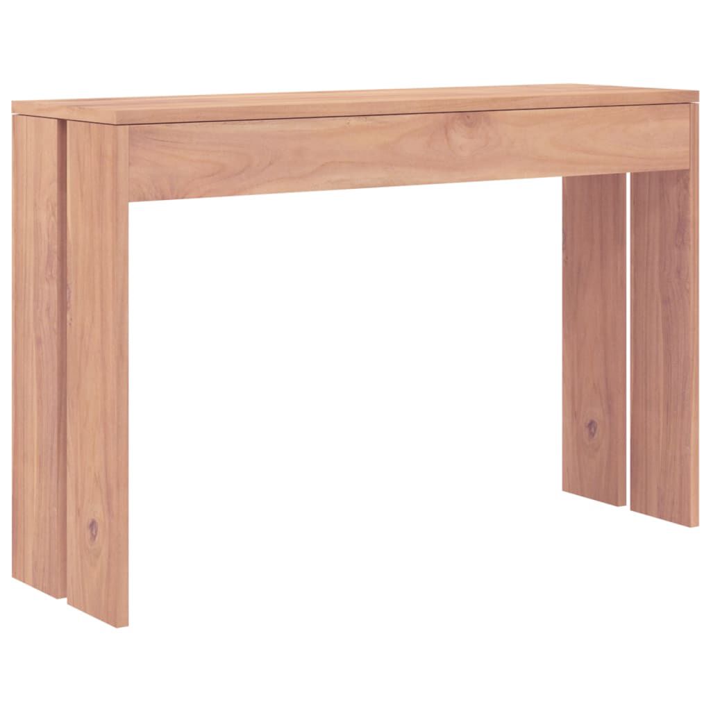 vidaXL Τραπέζι Κονσόλα 110 x 35 x 75 εκ. από Μασίφ Ξύλο Teak