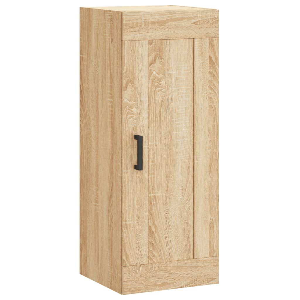 vidaXL Μπουφές Sonoma δρυς 34,5 x 34 x 180 εκ. από Επεξεργασμένο Ξύλο