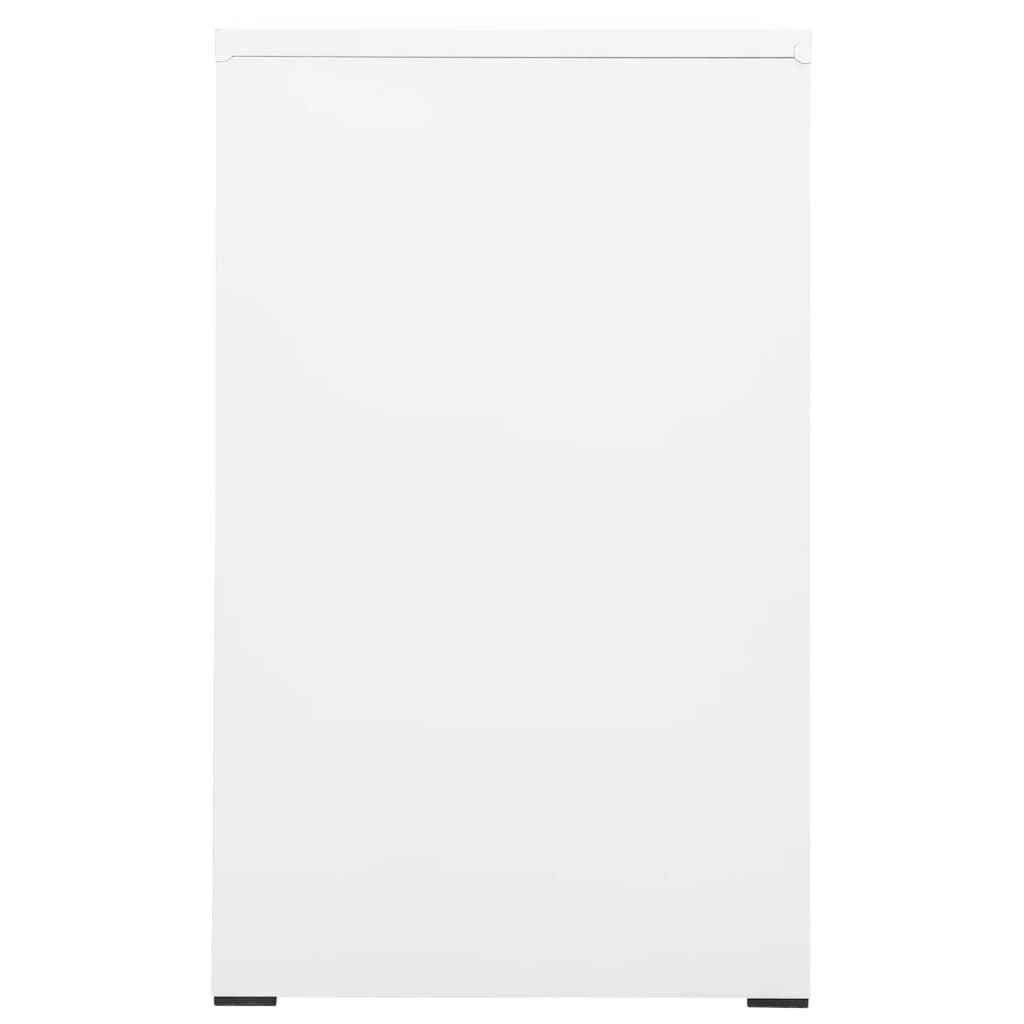 vidaXL Αρχειοθήκη Λευκή 46 x 62 x 102,5 εκ. από Ατσάλι