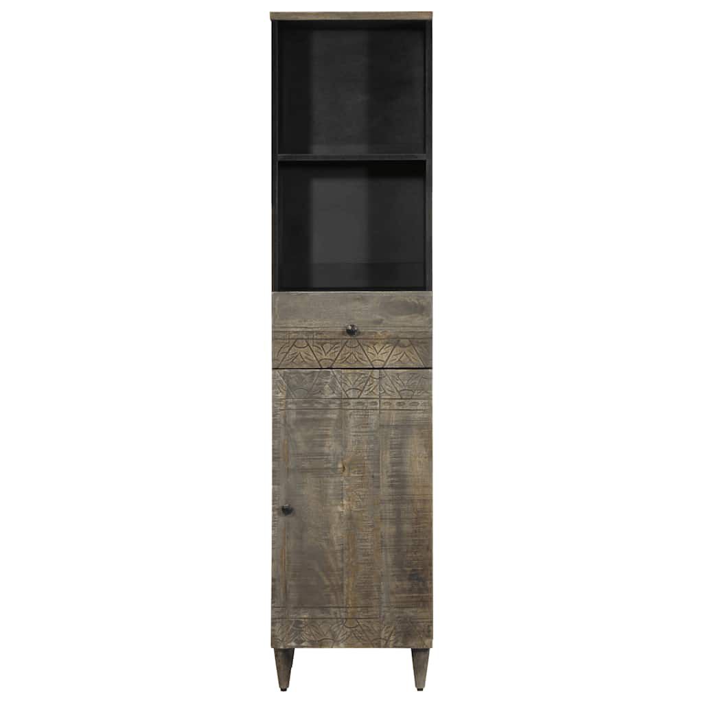 vidaXL Ντουλάπι Μπάνιου 38 x 33 x 160 εκ. από Μασίφ Ξύλο Μάνγκο