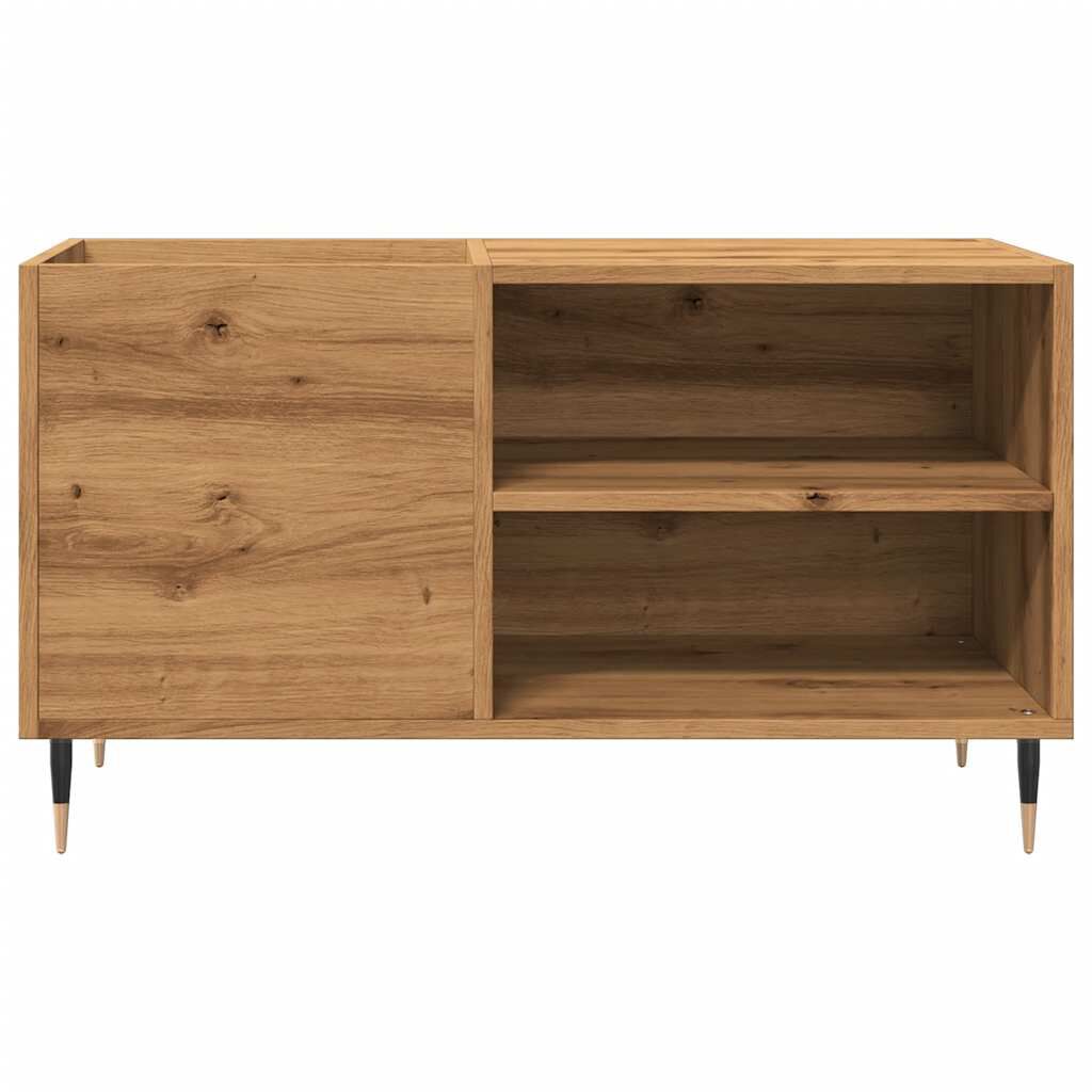 ντουλάπι δίσκων vidaXL Δρυς τεχνίτης 84,5x38x48 cm Κατασκευασμένο ξύλο