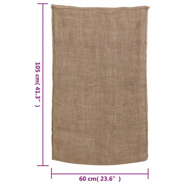 vidaXL Σακιά Γιούτας 30 Τεμ. 60 x 105 εκ. από Γιούτα 220 gsm