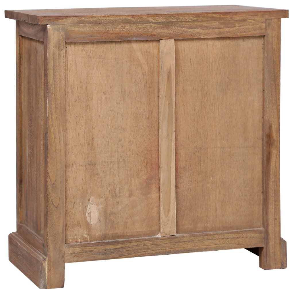 vidaXL Συρταριέρα με Ράφι 60 x 30 x 60 εκ. από Μασίφ Ξύλο Teak