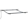 vidaXL Σκελετός Τέντας Ανθρακί 2.5 x 2 m Μέταλλο