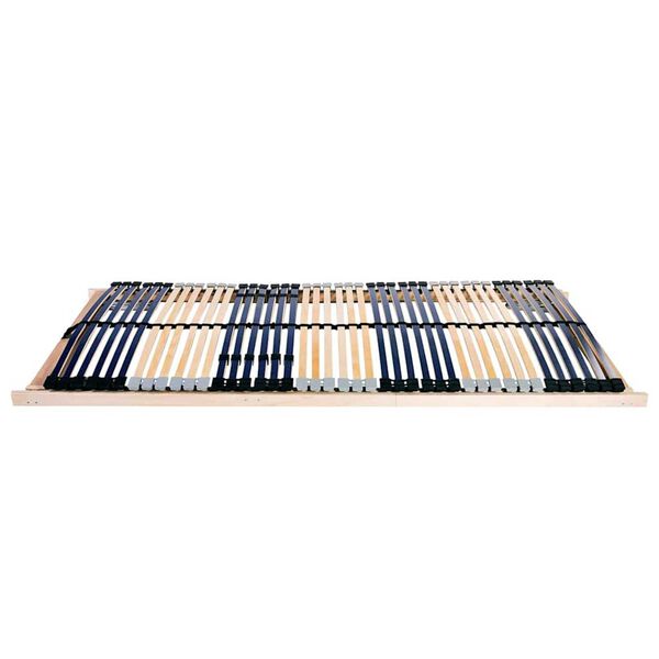 vidaXL Βάση κρεβατιού με λάμες Καφέ 70 x 190 cm Στερεό Ξύλο Μηλιάς