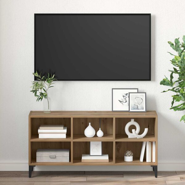 vidaXL Ντουλάπι TV Καφέ 69.5 x 30 x 50 εκ. Επεξεργασμένο ξύλο