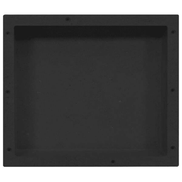vidaXL Ράφι Ντουζιέρας Μαύρο Ματ 41 x 36 x 10 εκ.