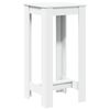 vidaXL Τραπέζι Μπαρ Λευκό 51x50x103,5 εκ. Επεξ. Ξύλο