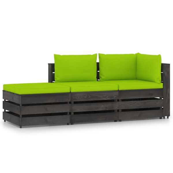 vidaXL &Sigma;&alpha;&lambda;ό&nu;&iota; &Kappa;ή&pi;&omicron;&upsilon; &Sigma;&epsilon;&tau; 3 &Tau;&epsilon;&mu;&alpha;&chi;ί&omega;&nu; &Gamma;&kappa;&rho;&iota; &Epsilon;&mu;&pi;&omicron;&tau;&iota;&sigma;&mu;έ&nu;&omicron; &Xi;ύ&lambda;&omicron; &mu;&epsilon; &Mu;&alpha;&xi;&iota;&lambda;ά&rho;&iota;&alpha;