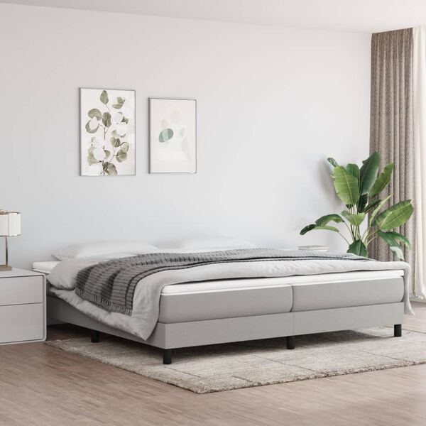 vidaXL &Kappa;&rho;&epsilon;&beta;ά&tau;&iota; Boxspring &mu;&epsilon; &Sigma;&tau;&rho;ώ&mu;&alpha; &Alpha;&nu;&omicron;&iota;&chi;&tau;ό &Gamma;&kappa;&rho;&iota; 200x200 &epsilon;&kappa;. &Upsilon;&phi;&alpha;&sigma;&mu;ά&tau;&iota;&nu;&omicron;