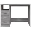 vidaXL Γραφείο με Συρτάρια Γκρι Sonoma 102x50x76 εκ Επεξεργασμένο Ξύλο