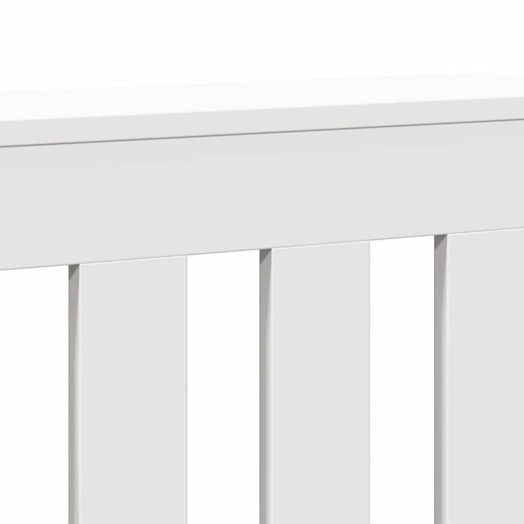 vidaXL Κάλυμμα Καλοριφέρ Λευκό 175x20x82 εκ. από Επεξεργασμένο Ξύλο