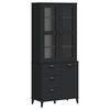 vidaXL &Nu;&tau;&omicron;&upsilon;&lambda;ά&pi;&iota; &Psi;&eta;&lambda;ό VIKEN &Mu;&alpha;ύ&rho;&omicron;&sigmaf; 80x40x190 &epsilon;&kappa;. &alpha;&pi;ό &Mu;&alpha;&sigma;ί&phi; &Xi;ύ&lambda;&omicron; &Pi;&epsilon;ύ&kappa;&omicron;&upsilon;