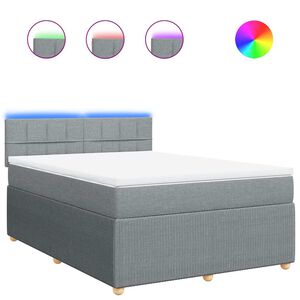 vidaXL &Kappa;&rho;&epsilon;&beta;ά&tau;&iota; Boxspring &mu;&epsilon; &Sigma;&tau;&rho;ώ&mu;&alpha; &Alpha;&nu;&omicron;&iota;&chi;&tau;ό &Gamma;&kappa;&rho;&iota; 140x200 &epsilon;&kappa;. &Upsilon;&phi;&alpha;&sigma;&mu;ά&tau;&iota;&nu;&omicron;