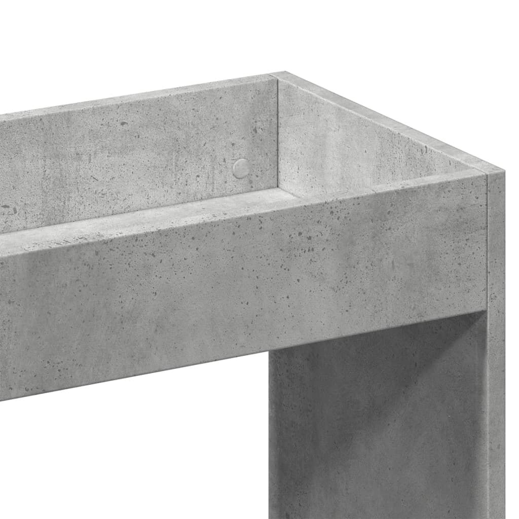 vidaXL Ντουλάπι Γκρι Σκυρ. 63x33x100 εκ. από Επεξεργασμένο Ξύλο