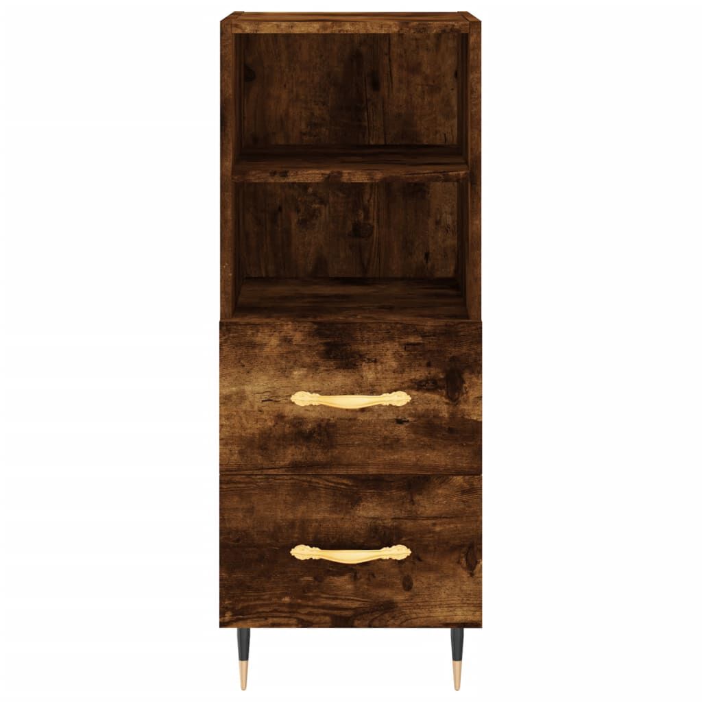 vidaXL Ντουλάπι Καπνιστή δρυς 34,5x34x180 εκ. από Επεξεργασμένο Ξύλο